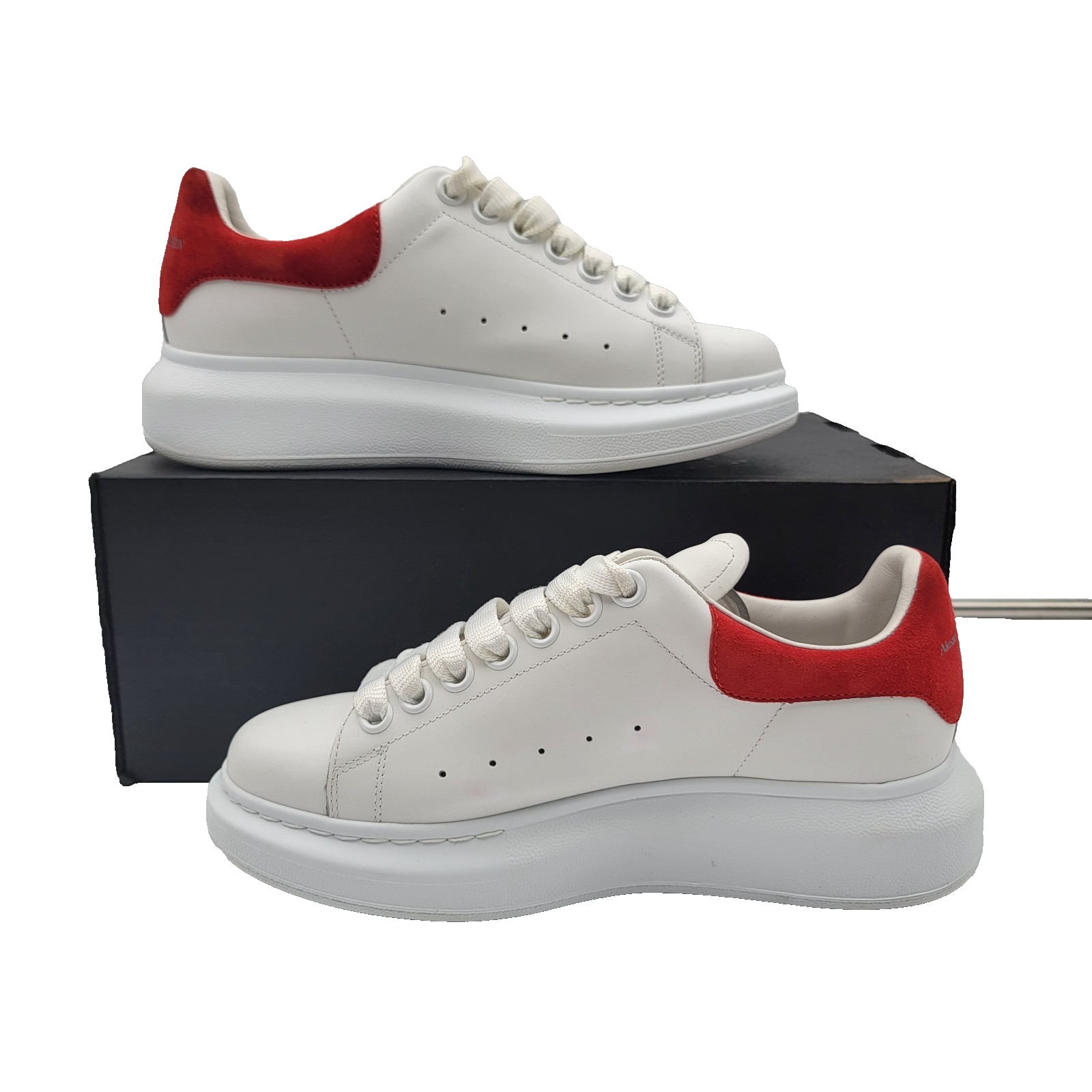 Alexander McQueen Oversized Sneaker Lush Red 553770 37