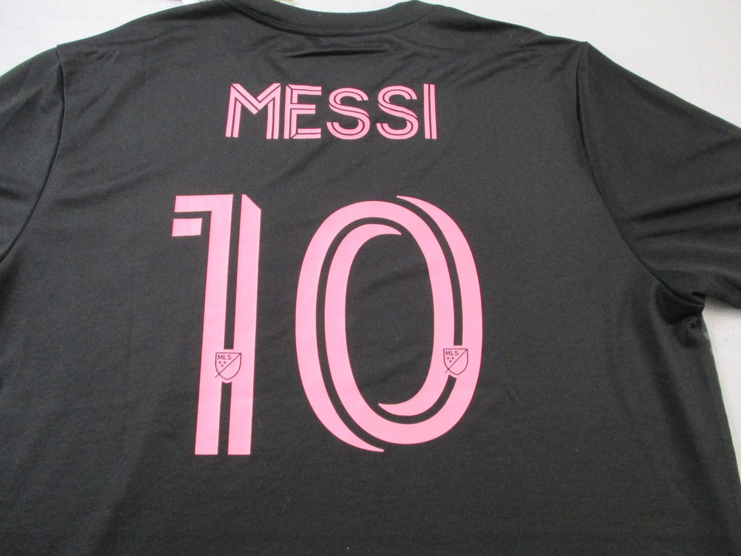 Inter Miami CF Jersey Mens Large Black MLS Soccer Messi 10 Adidas AEROREADY 150412