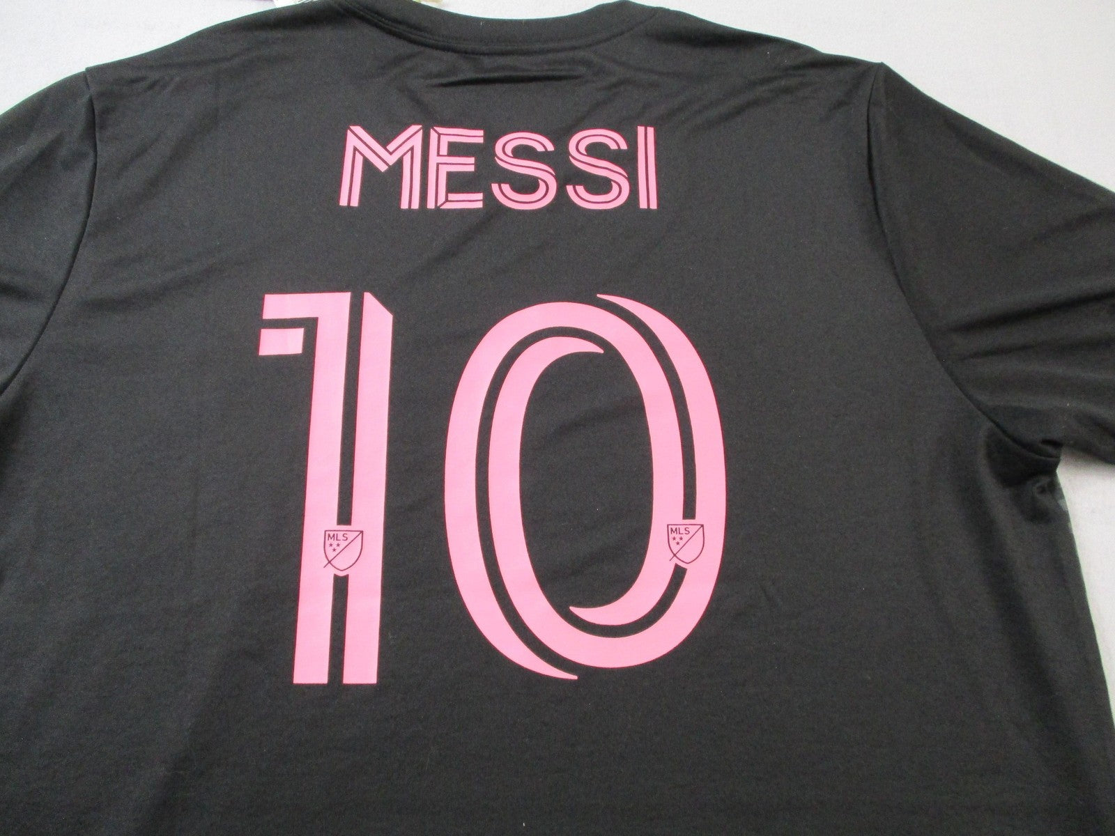 Inter Miami CF Jersey Mens Large Black MLS Soccer Messi 10 Adidas AEROREADY 150412