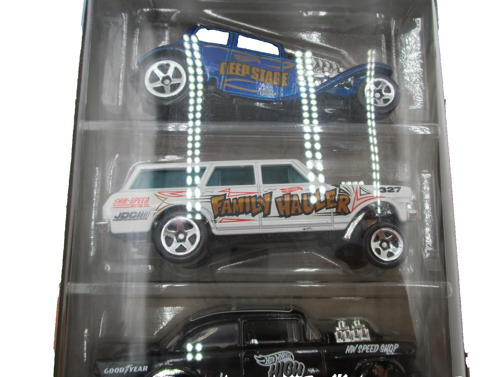Hot Wheels HW Gassers 5Pack Diecast Set JBJ84 Bel Air Nova Comet Truck 5 Cars4