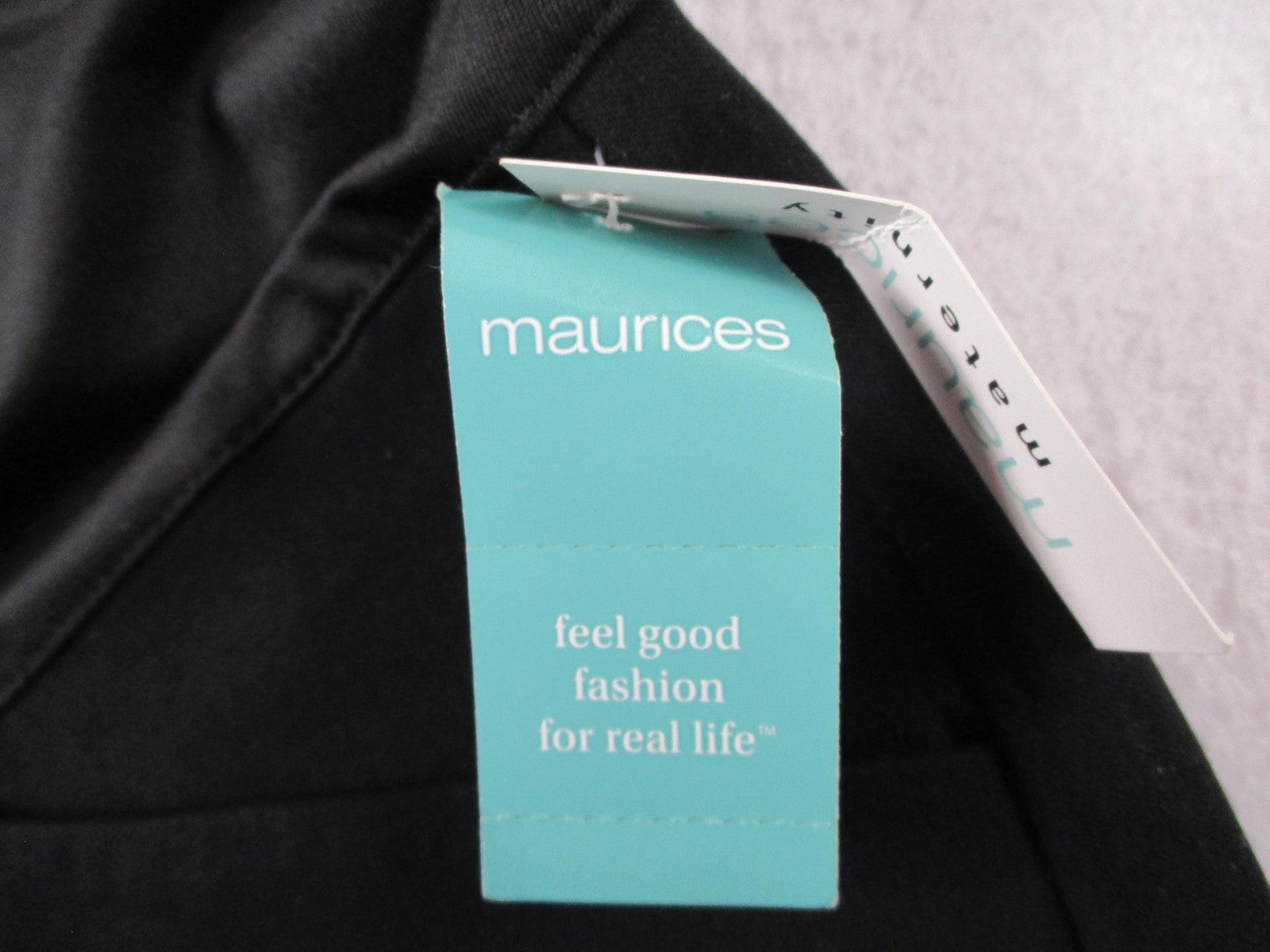 Maurices Maternity Dress Pants Womens Small Pull On Skinny Black Bengaline 14496