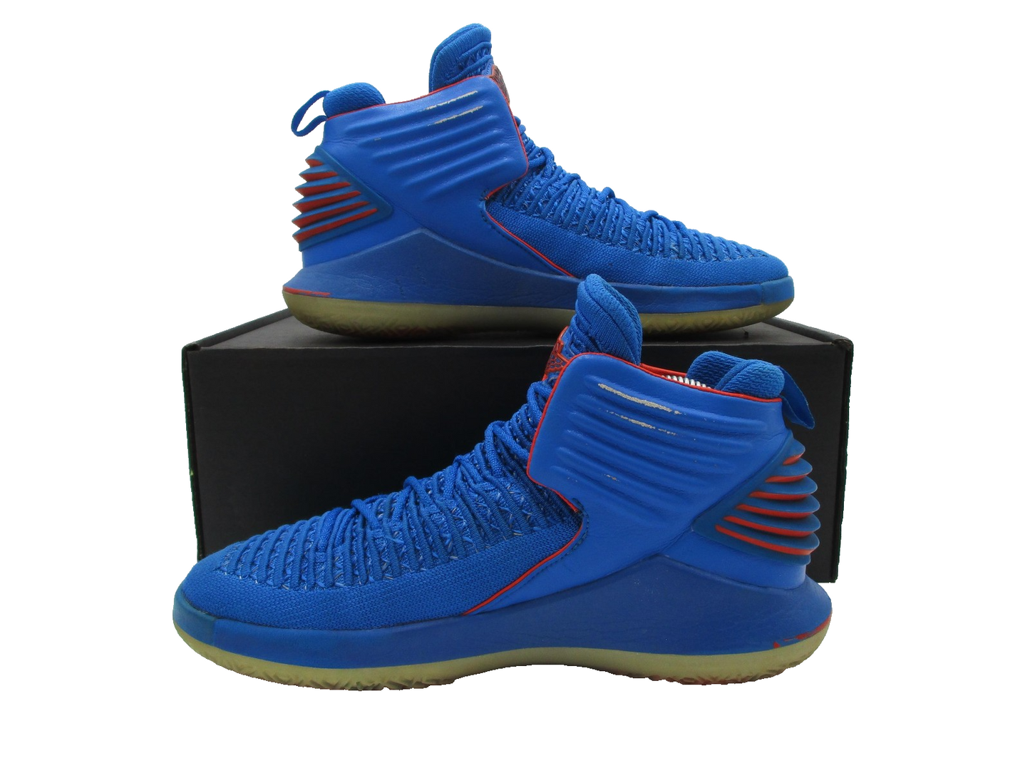 Jordan XXXII Why Not Shoes Youth Size 7Y Blue Orange Russell Westbrook Kids 1K31