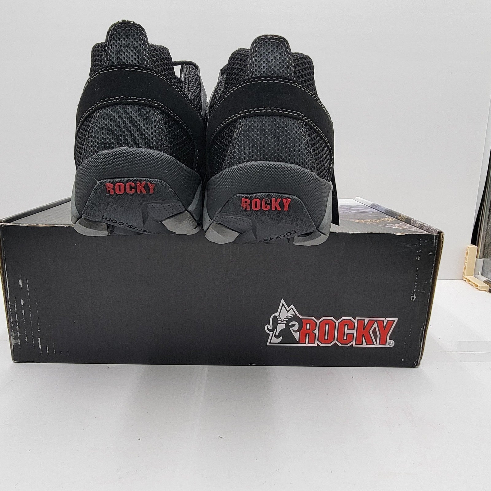 Rocky Trailblade Shoes Mens Size 11.5 Black Composite Toe Waterproof Work ASTM4
