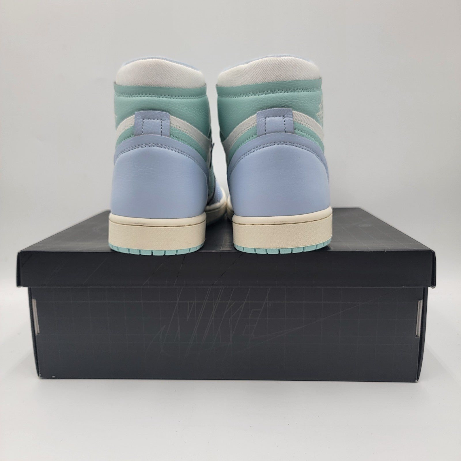 Wmns Air Jordan 1 Method of Make High Hydrogen Blue Light Dew Size 12 FB9891-4013