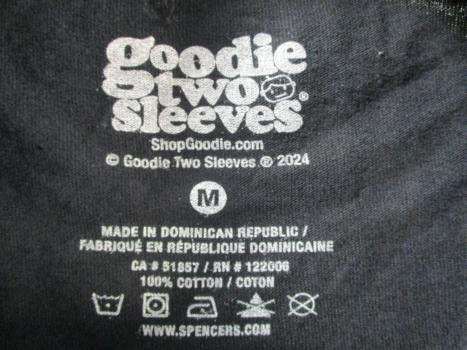 Goodie Two Sleeves Shirt Men Medium Black F**k Off Slogan Graphic Tee Funny 15123