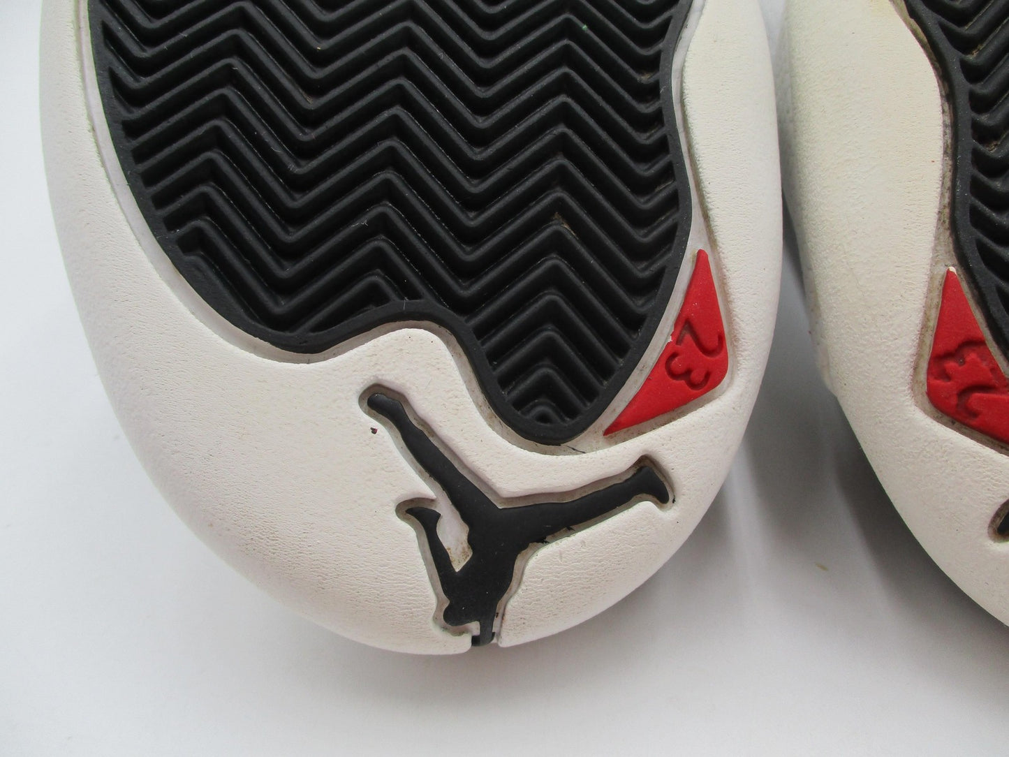 Air Jordan 12 Retro Playoffs Shoes Youth 5.5Y Black White Sneakers 153265-00616