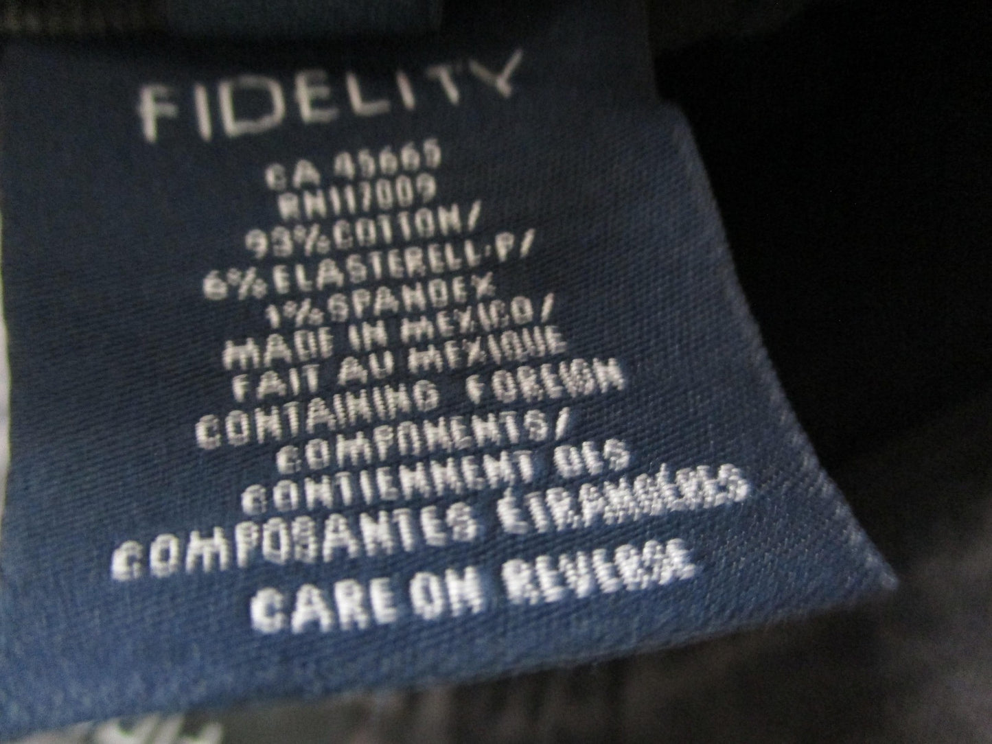 Fidelity Denim Jeans Mens 29x32 Gray Torino Slim Stretch Charcoal Wash