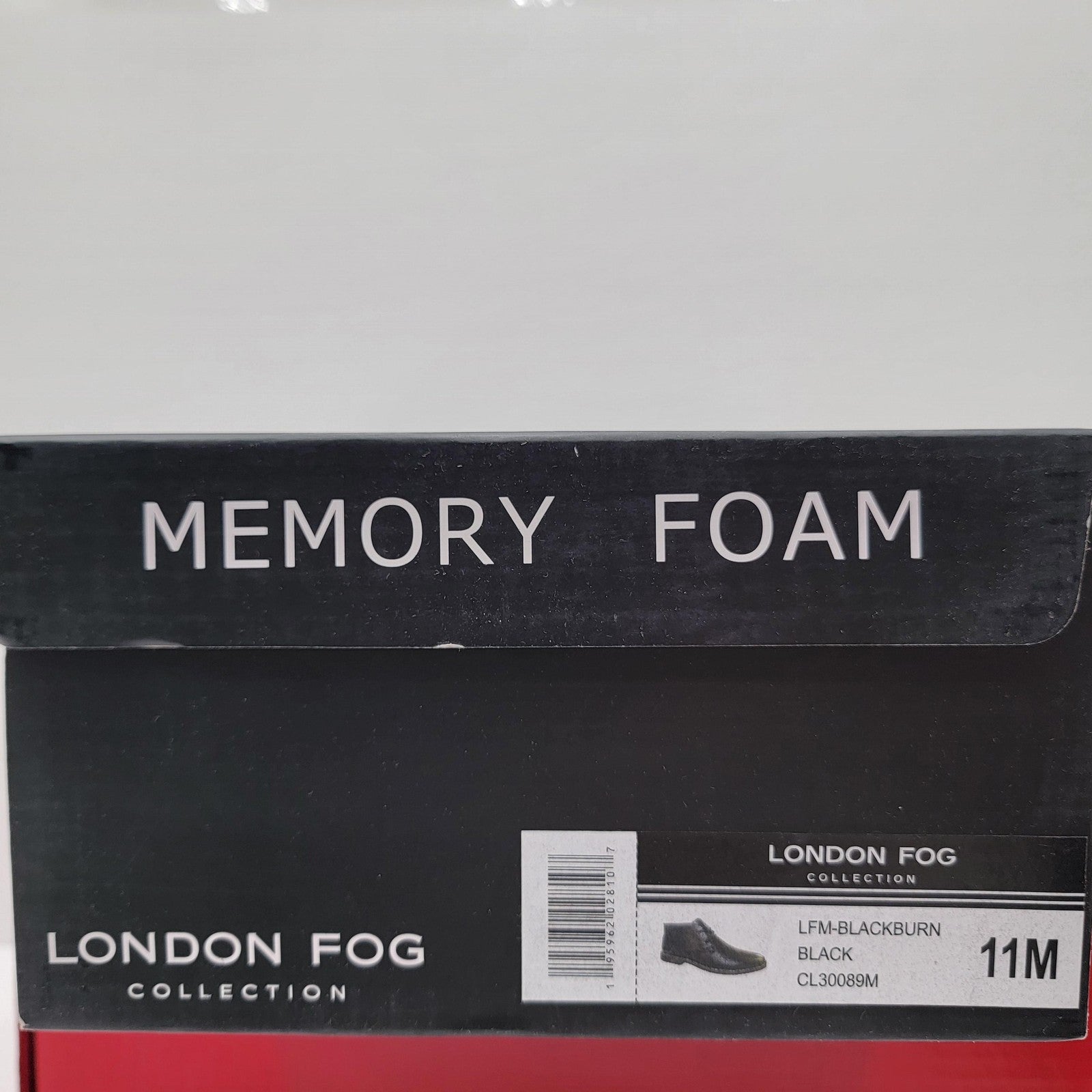 London Fog Blackburn Shoes Mens Size 11 Black Memory Foam Comfort Dress Boots8