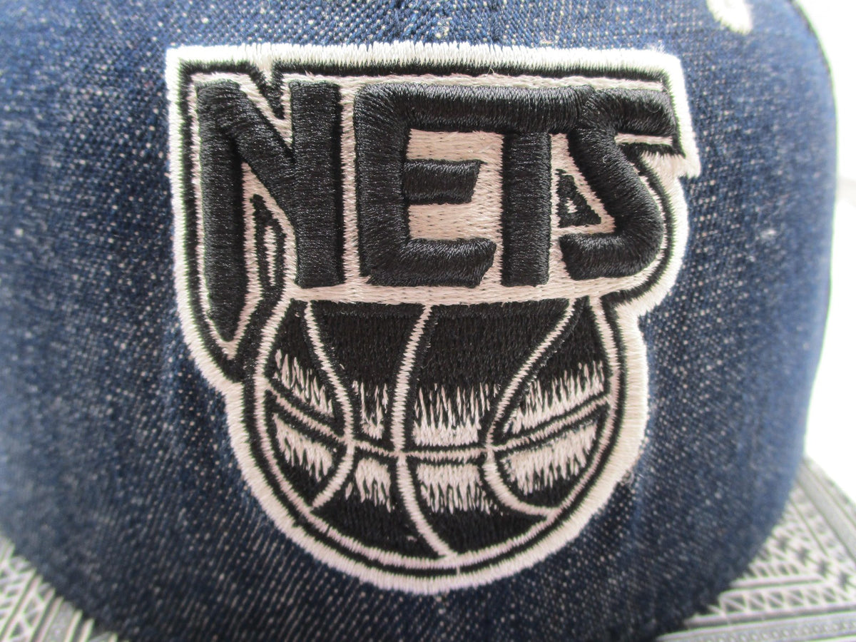 New Jersey Nets Hat Cap Snap Back One Size Blue NBA Basketball Boys New Era1
