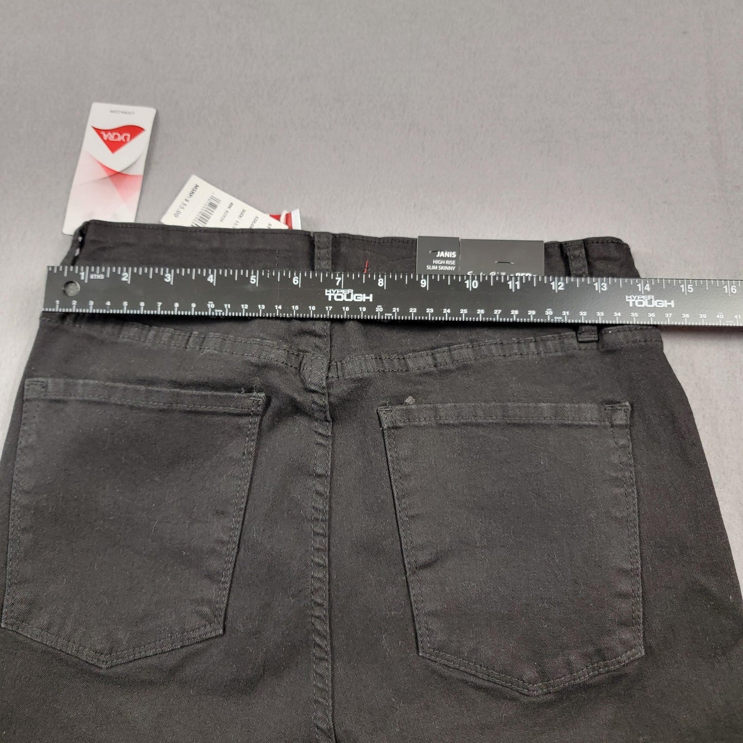 Smoke Rise Janis Jeans Womens 13 High Rise Slim Skinny Distressed Moto Patch 9196