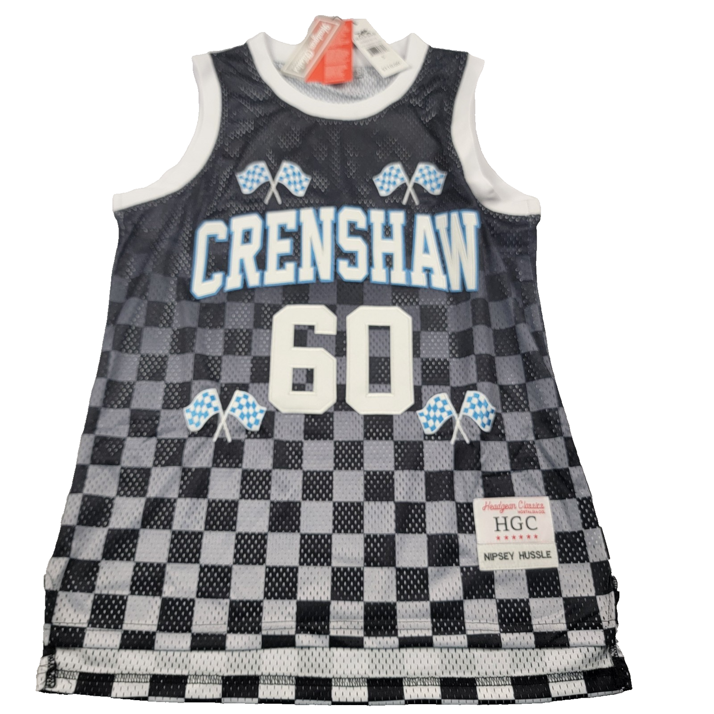 Headgear Classics “Crenshaw 60” Tank Mesh Jersey S Nipsey Hussle Checkered