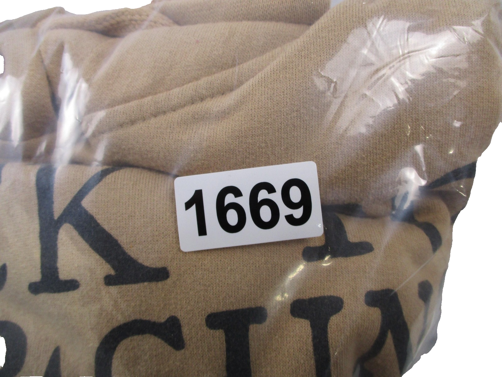 Independent Trading Hoodie Mens Large Beige Fleece Sweatshirt Stick To Your Guns14