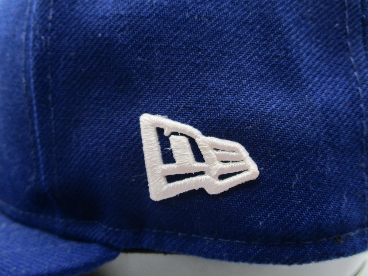 Los Angeles Dodgers Hat Cap Fitted Mens 7 5/8 Blue MLB Baseball 59FIFTY New Era5