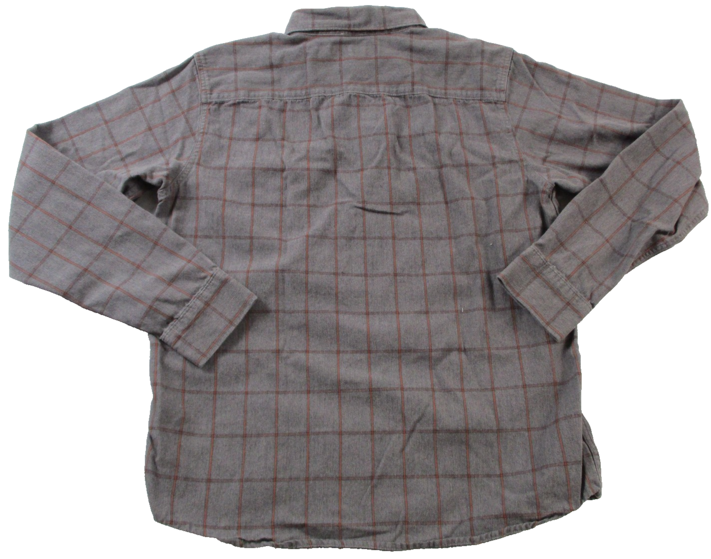 Mountain Hardwear Shirt Mens Med Gray Plaid Flannel Long Sleeve Button Up 16061