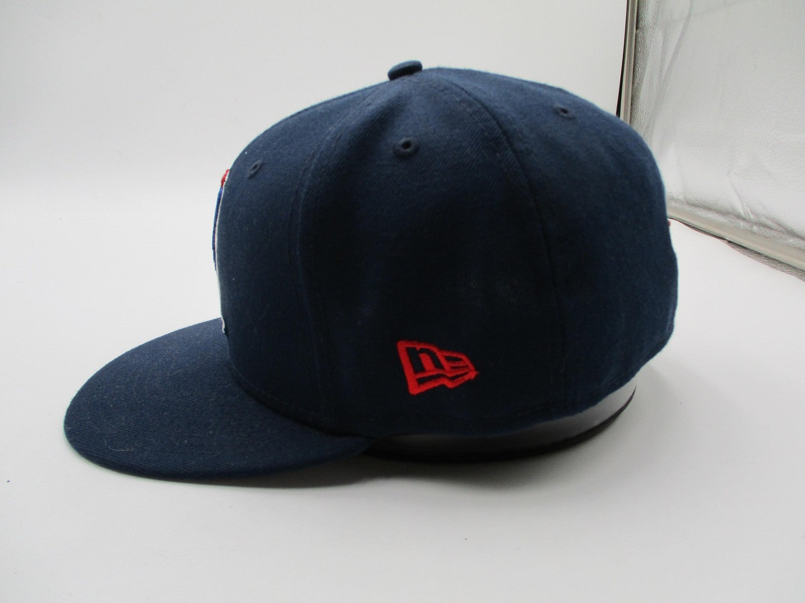 New England Patriots Hat Cap Fitted Mens 7 1/2 Blue NFL Football 59FIFTY New Era3