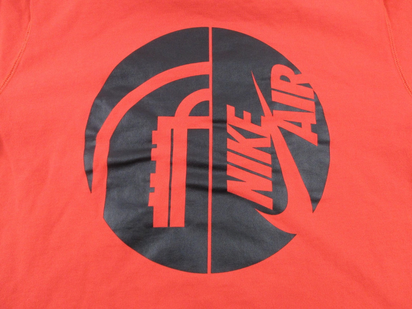 Nike Air Shirt Mens 2XL Orange Graphic Logo USA Athletics Sports Tee Crewneck10