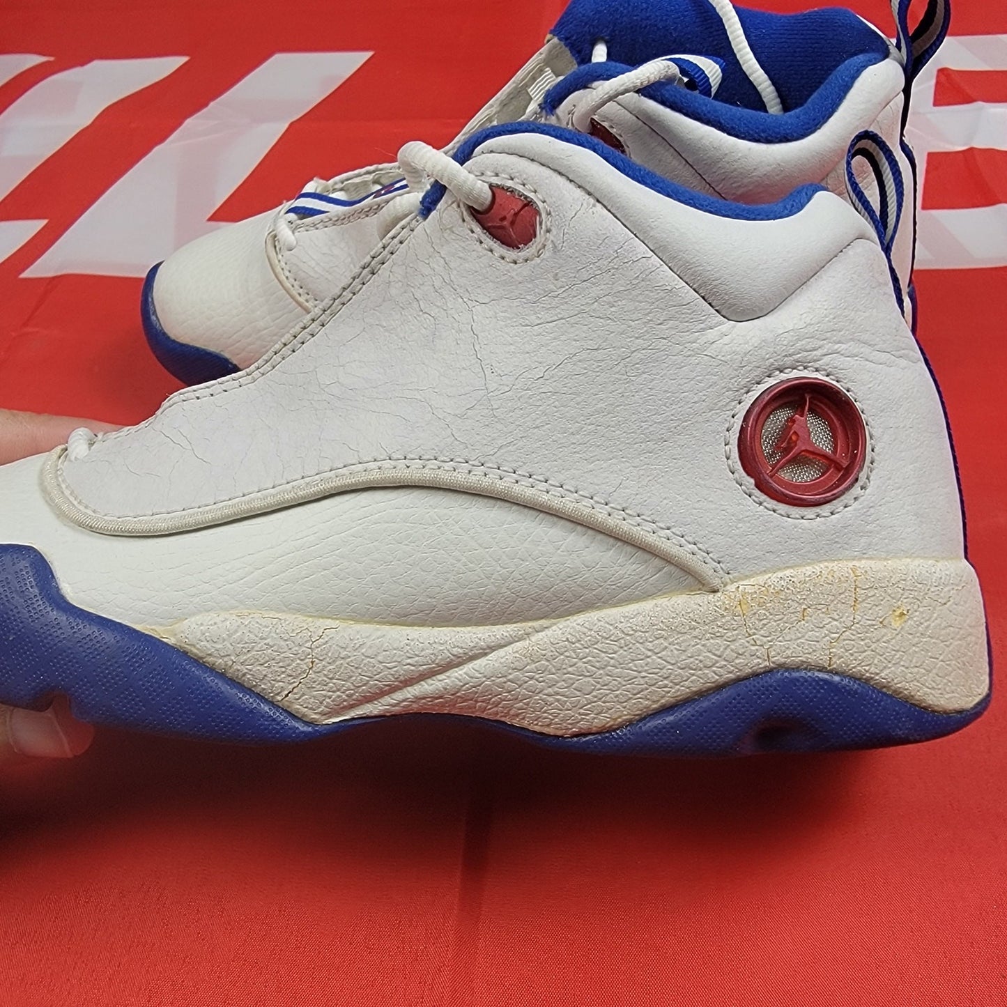 Jordan Jumpman Pro Quick 'White Sport Royal' (GS) Sz 4Y 3082941414