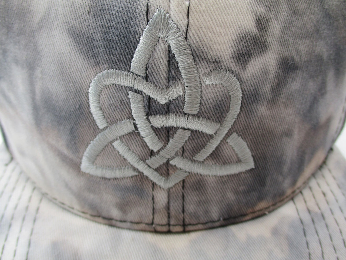 Celtic Knot Hat Cap Snap Back Mens One Size Gray Cotton Twill Graphic Adjustable1