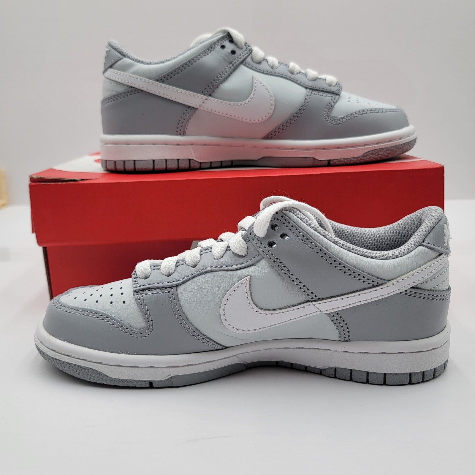 Nike Dunk Low GS Pure Platinum Wolf Grey-Sz 3.5Y DH9765 0011