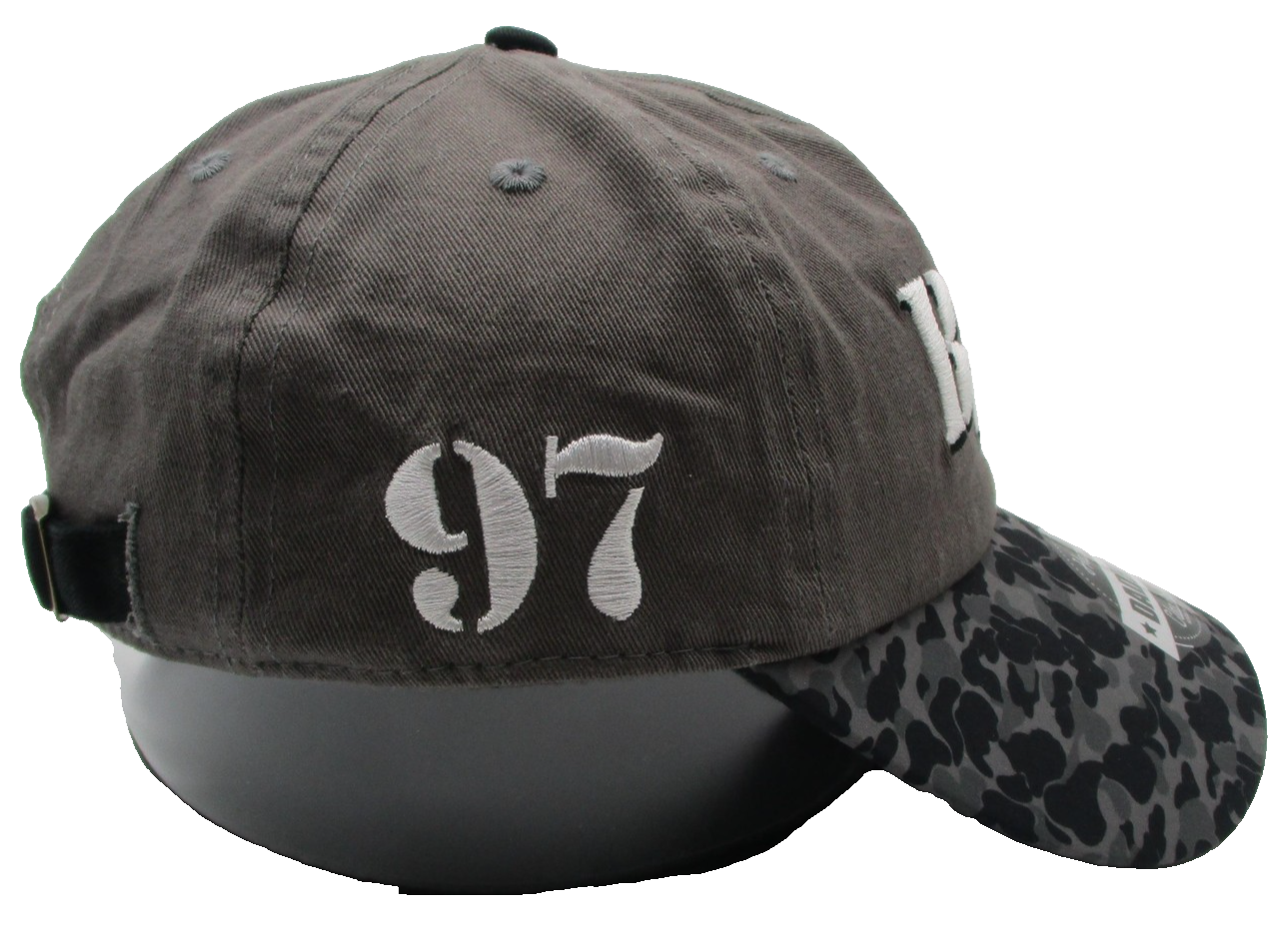 Bad Boy Hat Cap Strap Back Mens One Size Gray Camo Dad Headgear Classics3
