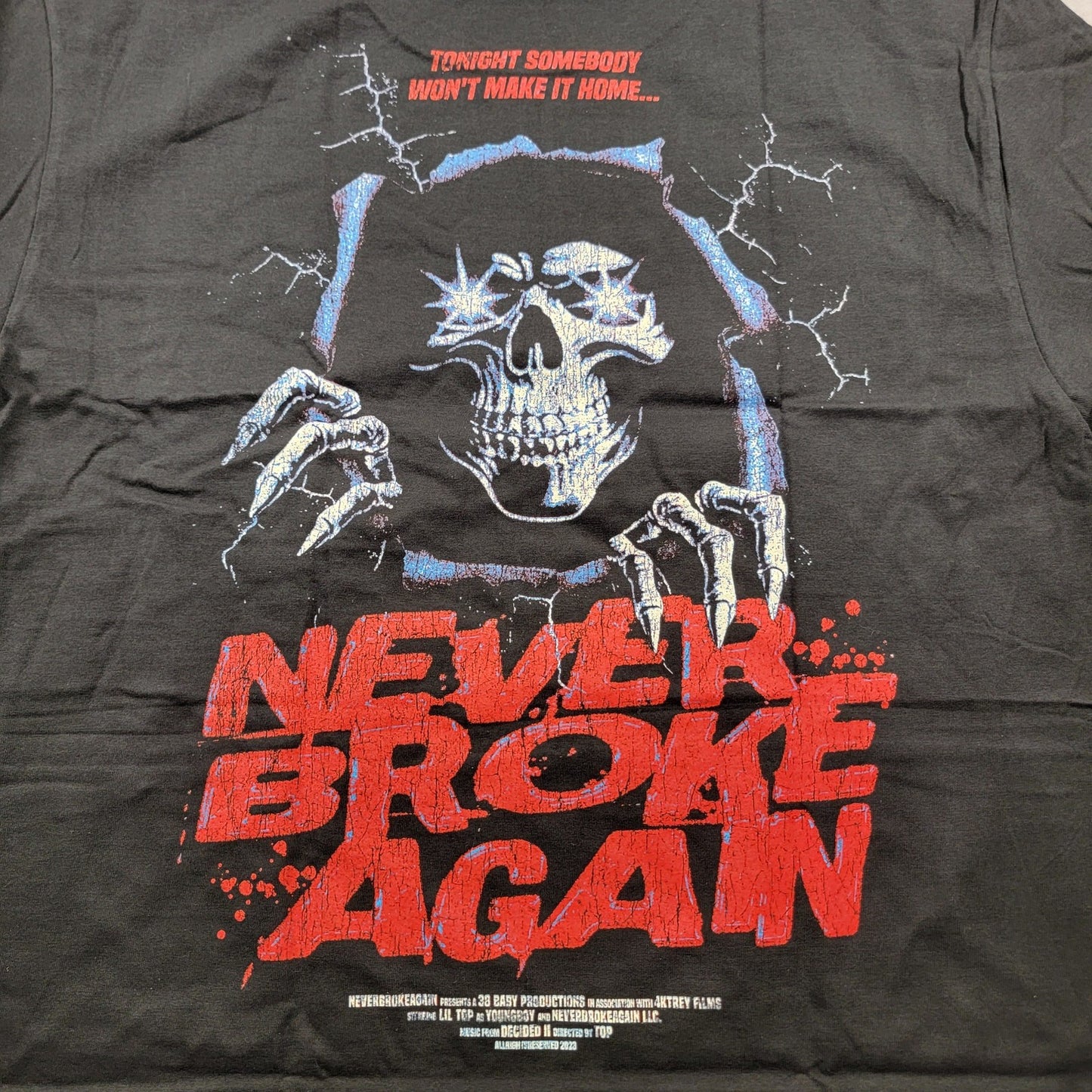 Young Boy Never Broke Again Wont Make it Home Tshirt Black Sz XL3