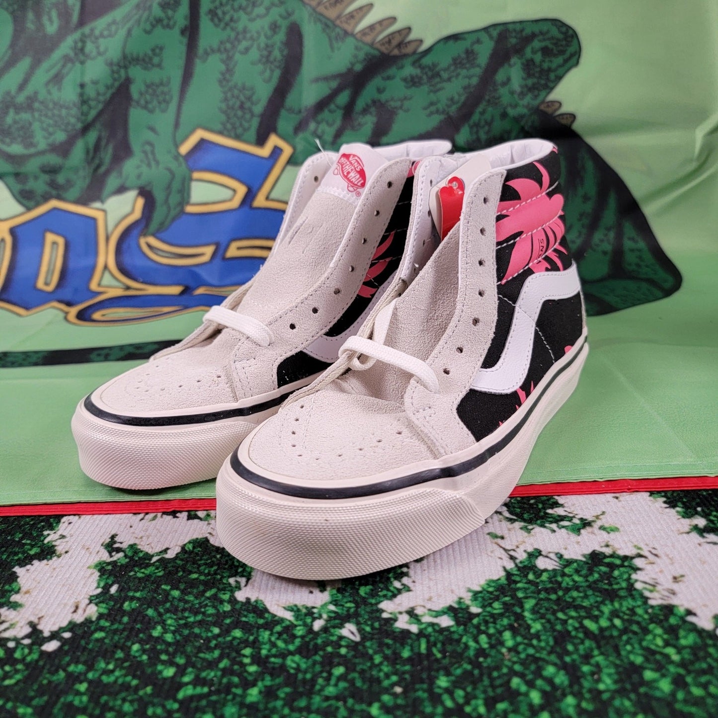 Vans Sk8Hi 38 Dx Anaheim Factory Black/Pink Sz 4.5M/6W VN0A38GFXKJ1 1