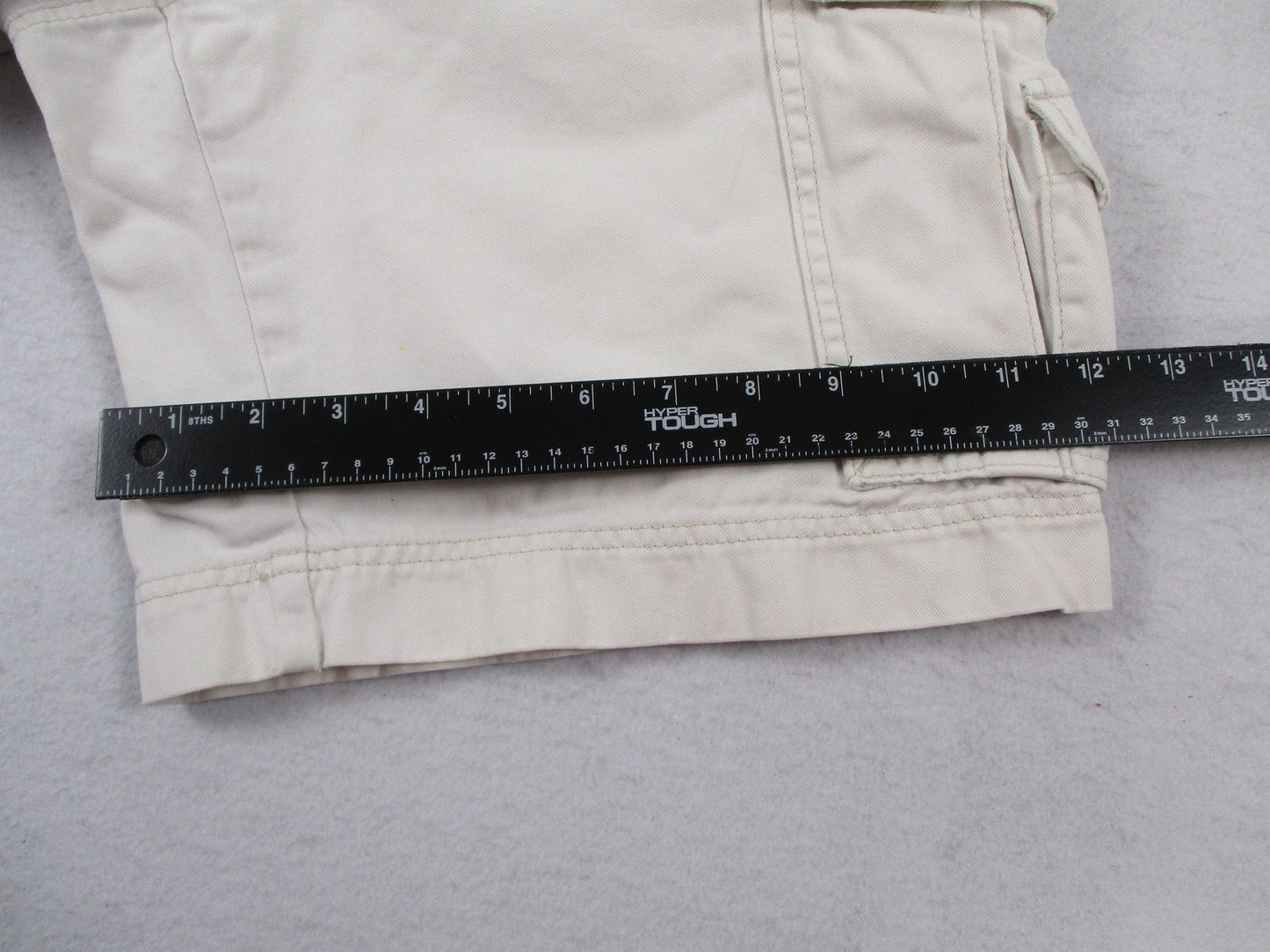 Unionbay Cargo Shorts Mens 30 White 11 Inseam Palm Tree Tropical Cotton Canvas12
