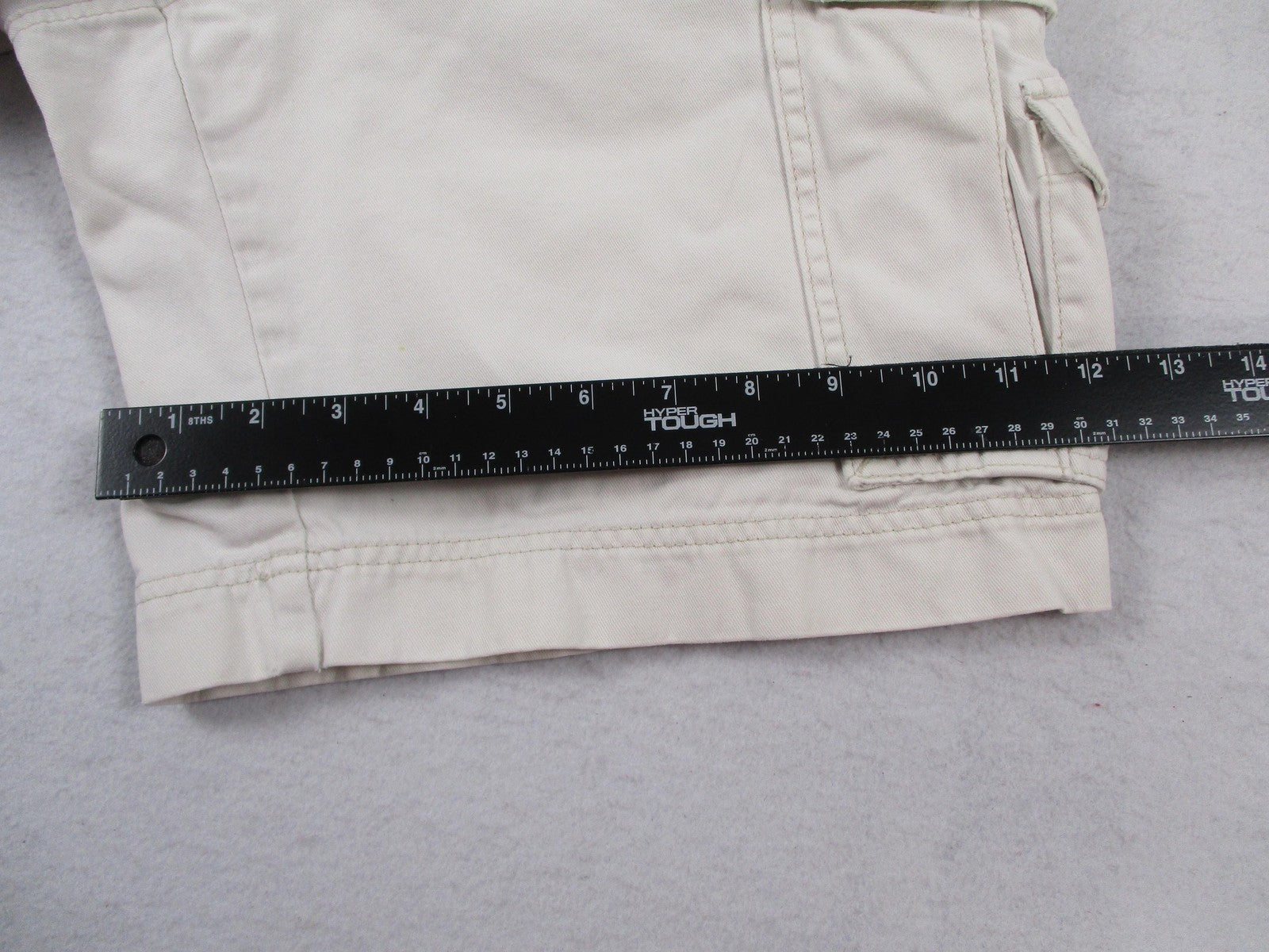 Unionbay Cargo Shorts Mens 30 White 11 Inseam Palm Tree Tropical Cotton Canvas12