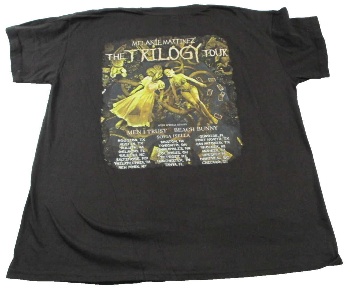 Melanie Martinez The Trilogy Tour 2024 Concert Tee Small Black 100% Cotton 15411