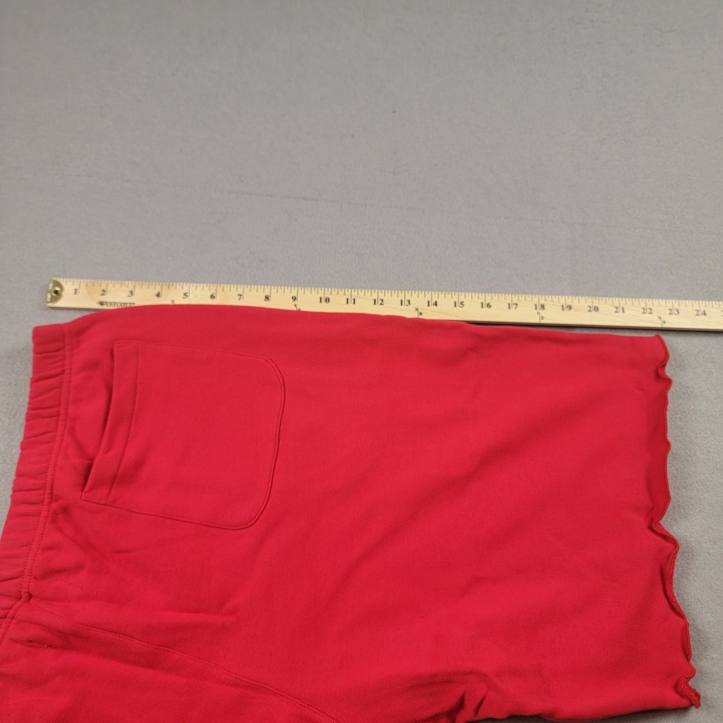 McNairy & Co Sweat Shorts XXL Red Organic Cotton Lounge Streetwear