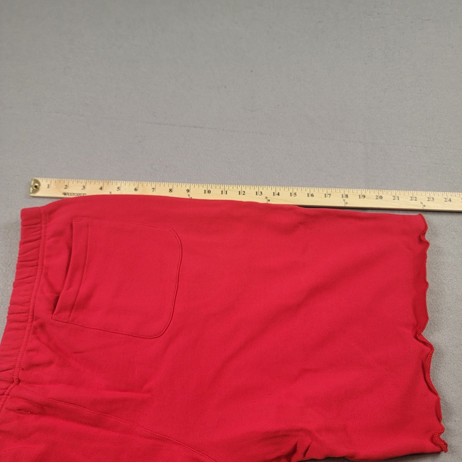 McNairy & Co Sweat Shorts XXL Red Organic Cotton Lounge Streetwear