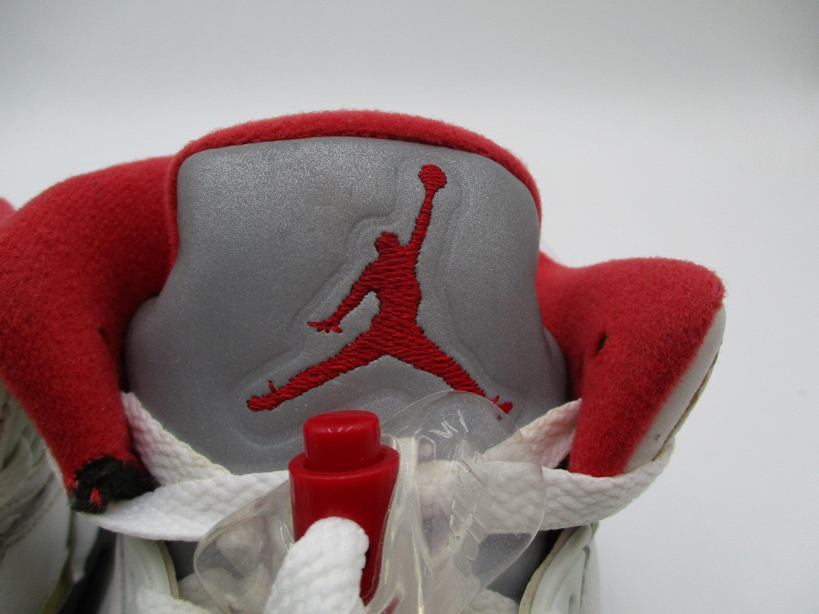 Nike Air Jordan 5 Retro Shoes Youth Size 5Y White Red Fire Red GS 440888-1012