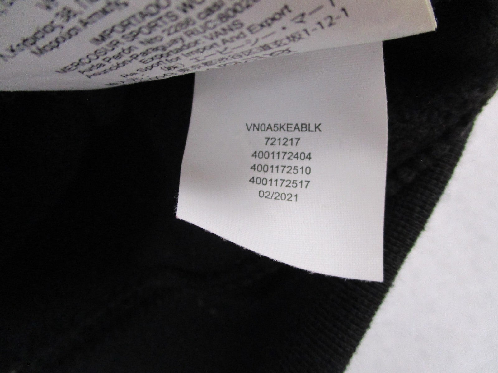 Vans Hoodie Mens Medium Black Pullover Fleece Sweatshirt Mushroom Graphic 16274
