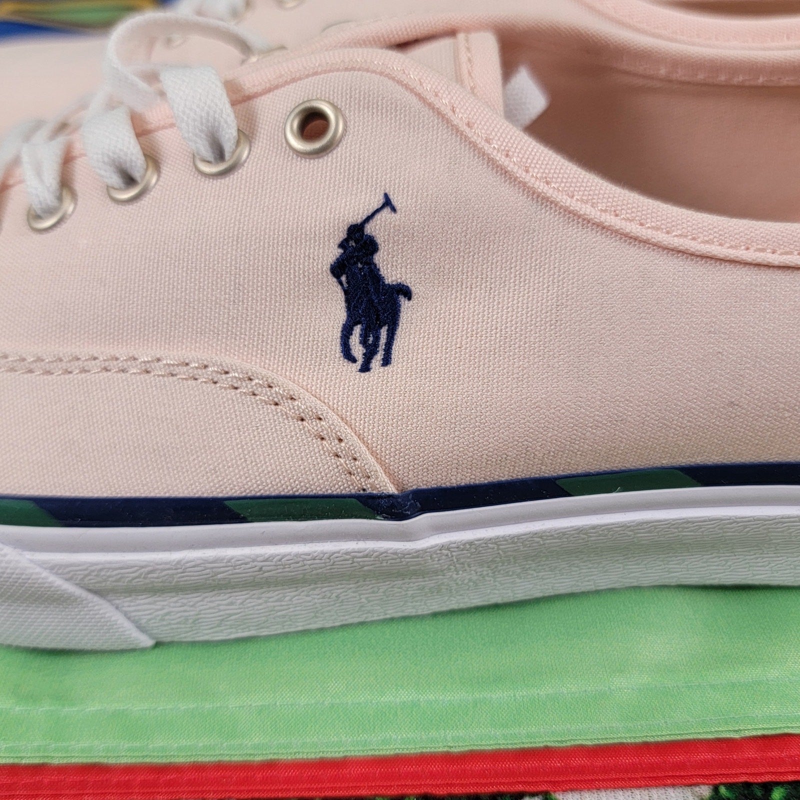 Polo Ralph Lauren KeatonPonyTennis Shoes Lt Pink Sz 10 NIB2