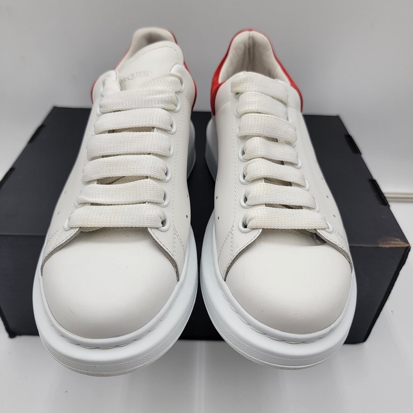 Alexander McQueen Oversized Sneaker Lush Red 553770 37