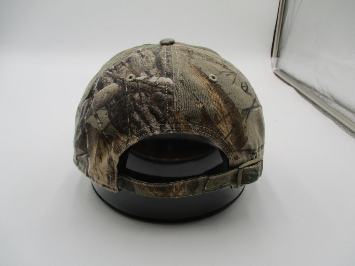 G Logo Camo Hat Cap Strap Back One Size Brown Football OTS Mens Realtree5
