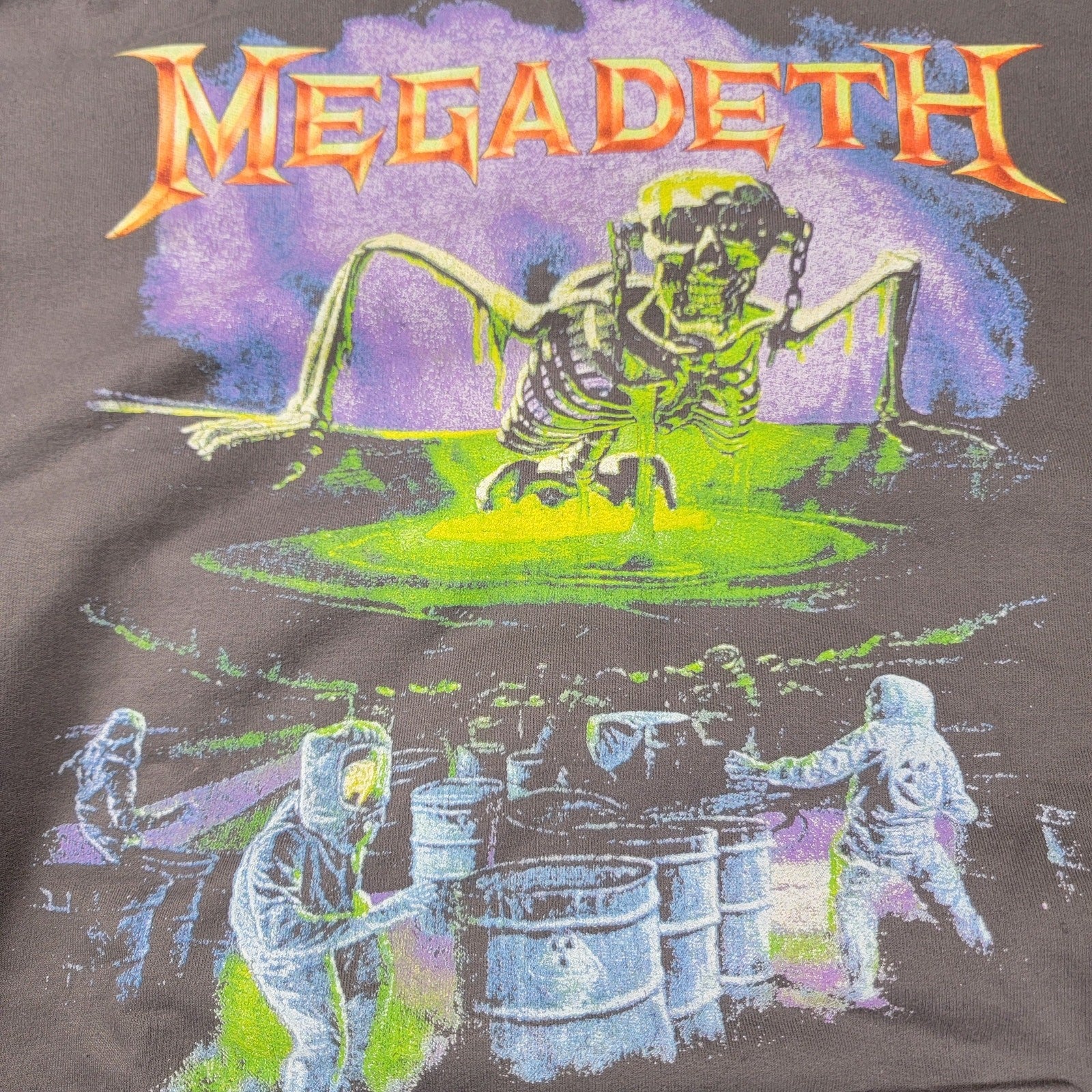 Megadeth Black Hoodie Mens Size XL