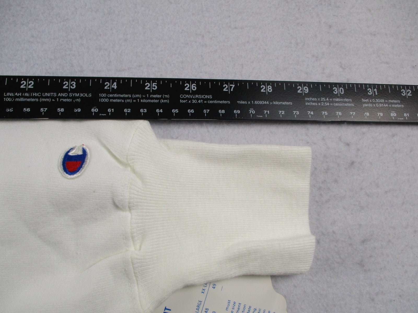 Champion Reverse Weave Crewneck Sweatshirt Vintage 1990s White XXL NWT Made USA11