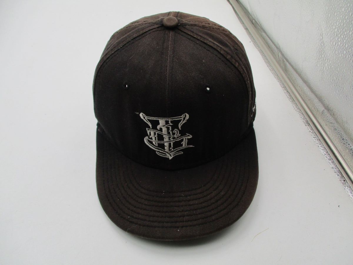 New Era Hat Cap Snap Back Mens One Size Brown Tiger Shark Tattoo Studio 9FIFTY10