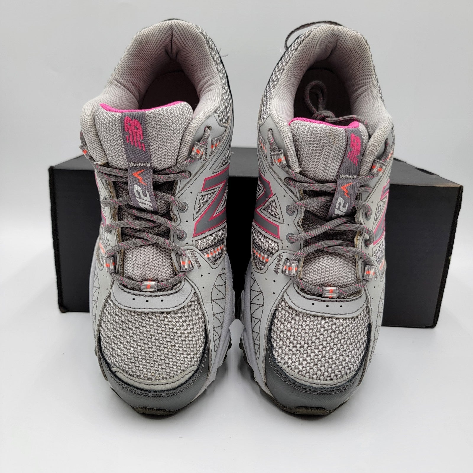 New Balance 412 Gray Pink Trail Running Shoes Women's US Size 7.5 WTE412P1