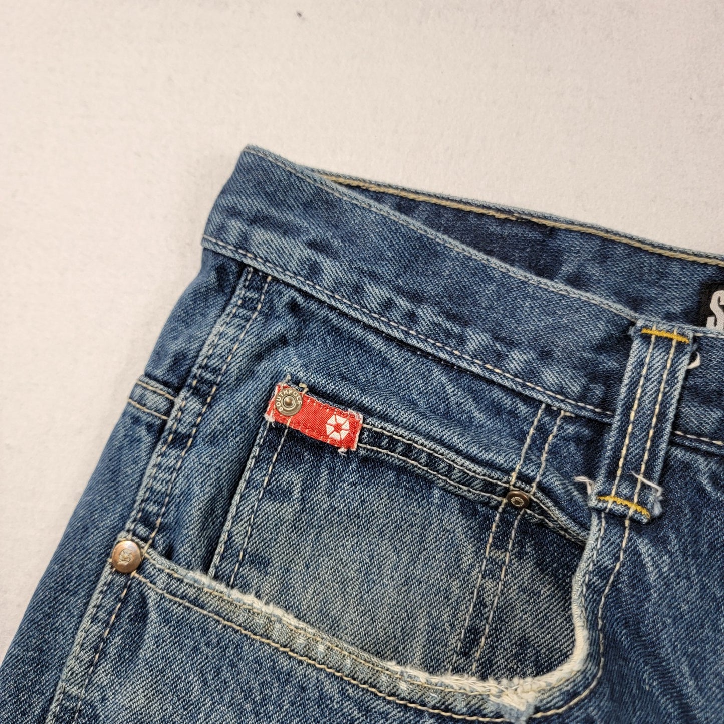 Southpole Jeans Men 36 Blue Denim Carpenter Baggy Loose Fit Hammer Loop Y2K 11896