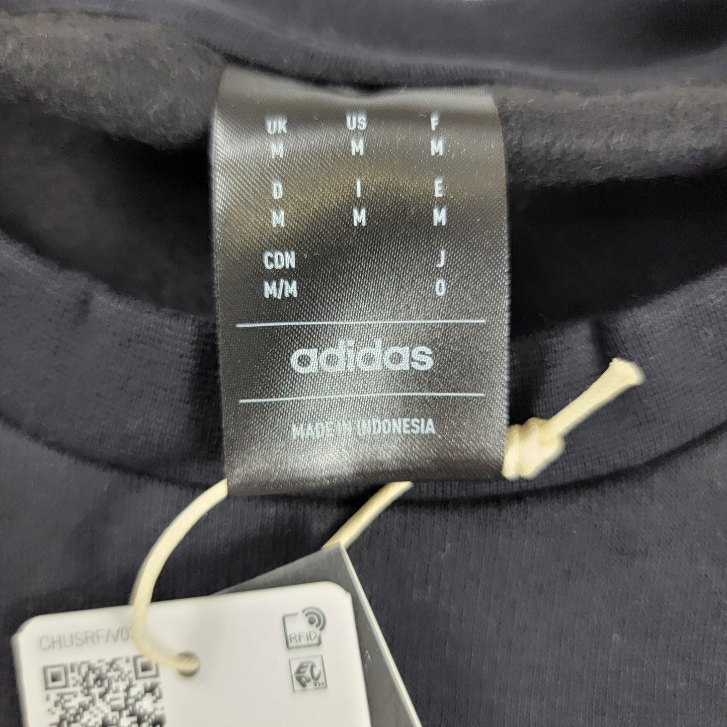 Adidas Mens Feelcozy Sweatshirt Black Sz M GV5295 (860-862)3