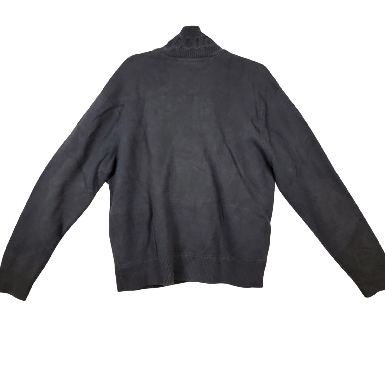 Rocawear R+ Men's XL Blue ButtonUp Sweater Cardigan Knit Jacket Streetwear 0811