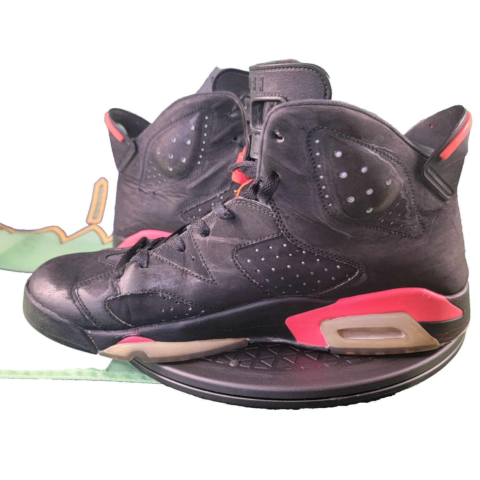 Air Jordan 6 Retro Black Infrared 2014 Men’s Size 13 Preowned 3846640232