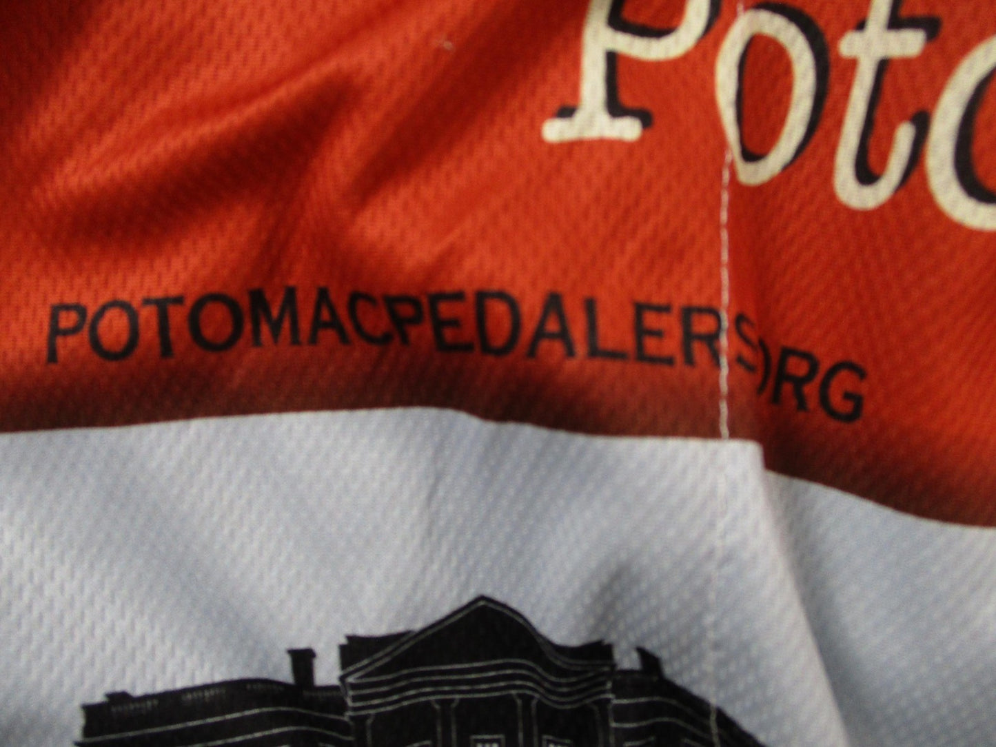 VOmax Potomac Pedalers Cycling Jersey Mens 4XL Washington DC Map Full Zip USA9