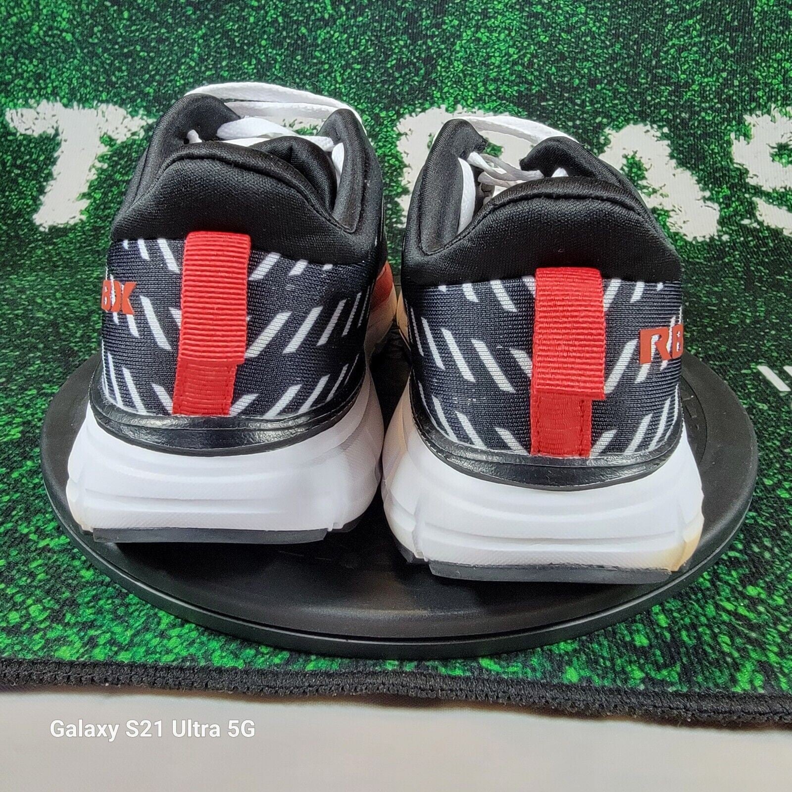 RBX SHOES Running EF10303 Black/White/Red/Grey Sz 10 M