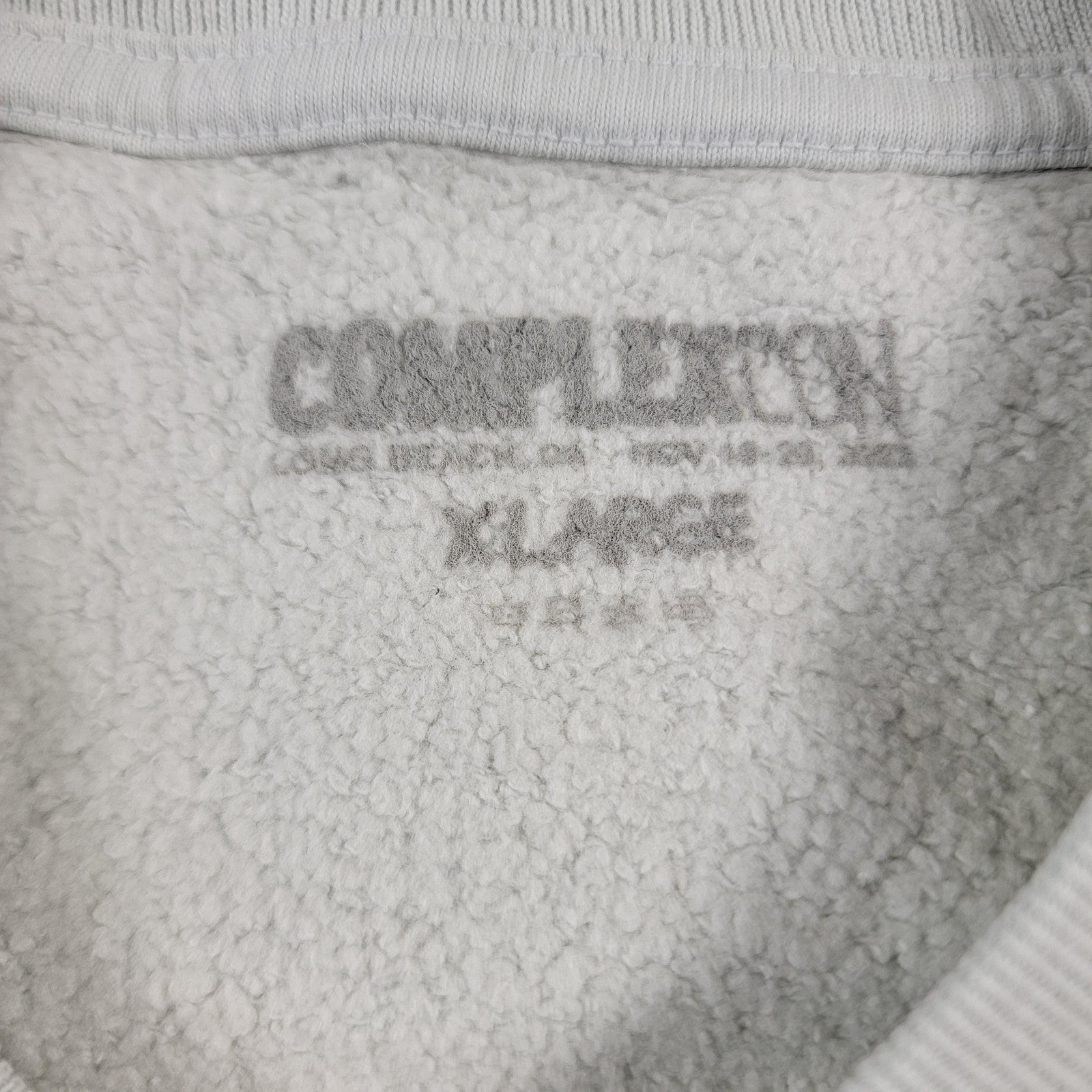 ComplexCon Crewneck Sweatshirt XL Light Grey 2022 Official Merch EcoCycle