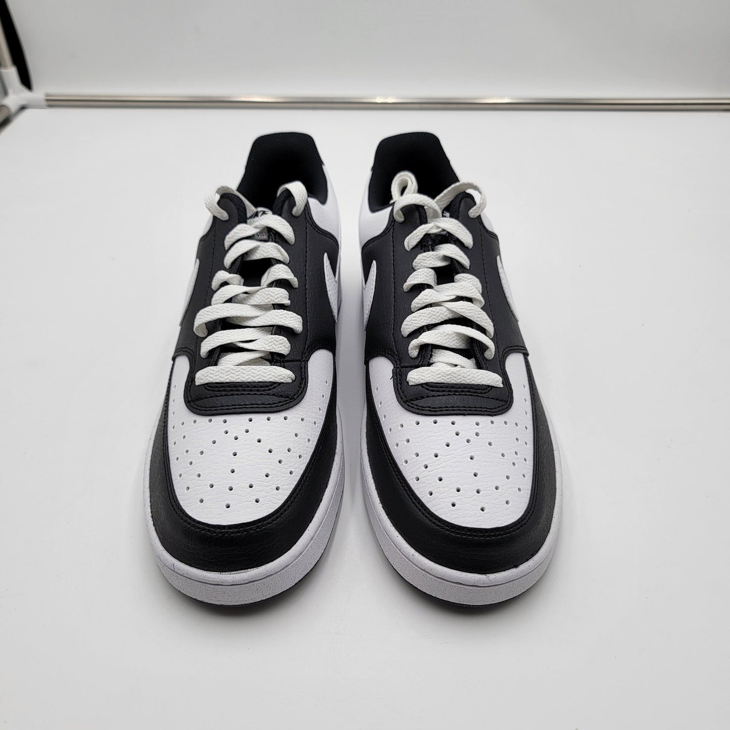 Court Vision Low 'Black White' Sz 10.5 HM98620012