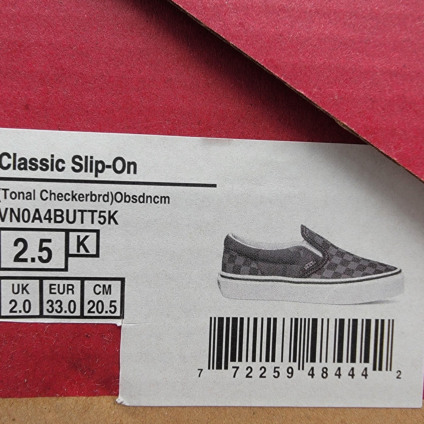 Vans Classic Slip-On Kids Checkerboard Camo VN0A4BUTT5K