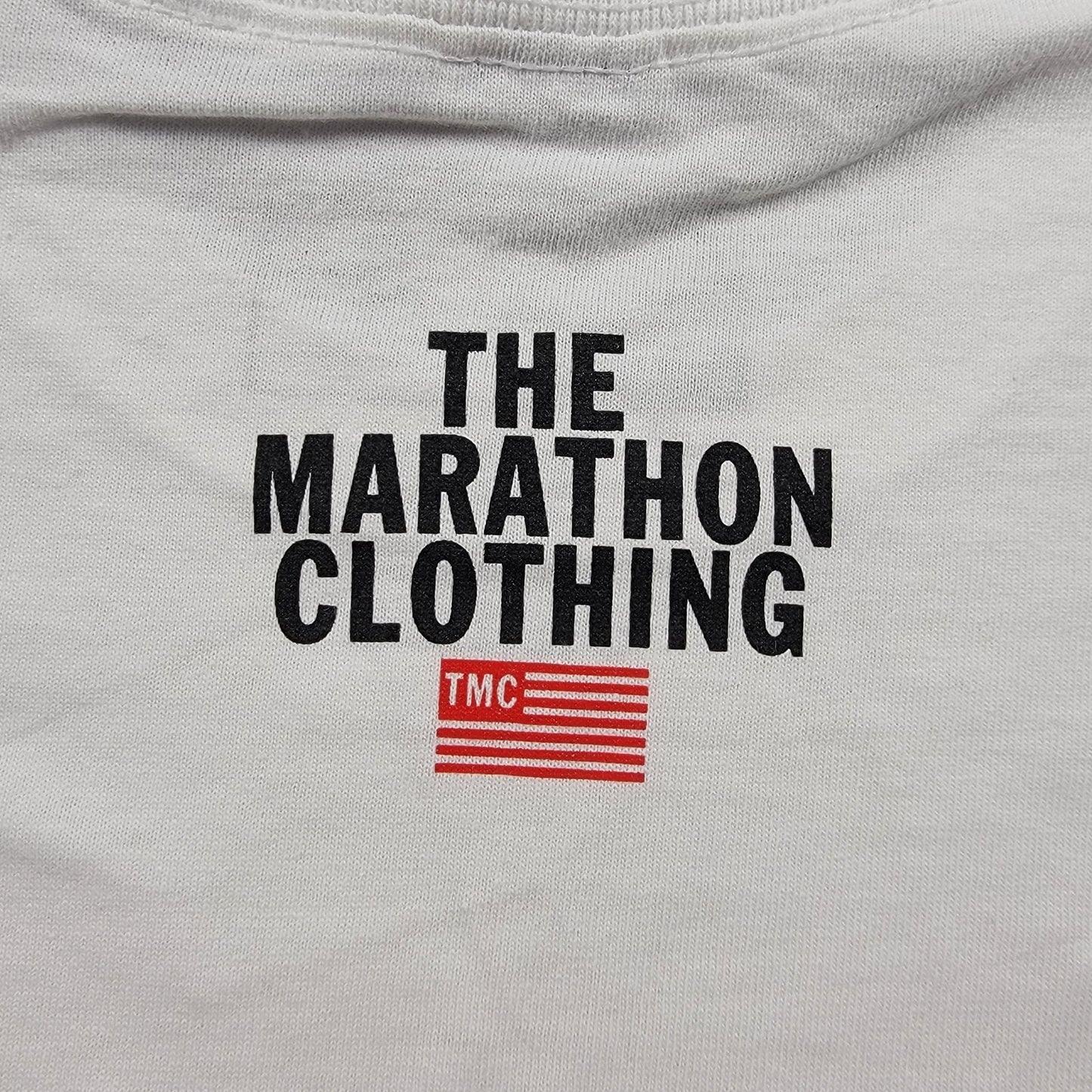 The Marathon Clothing Crenshaw Shirt Mens Small White Graphic Tee Streetwear4